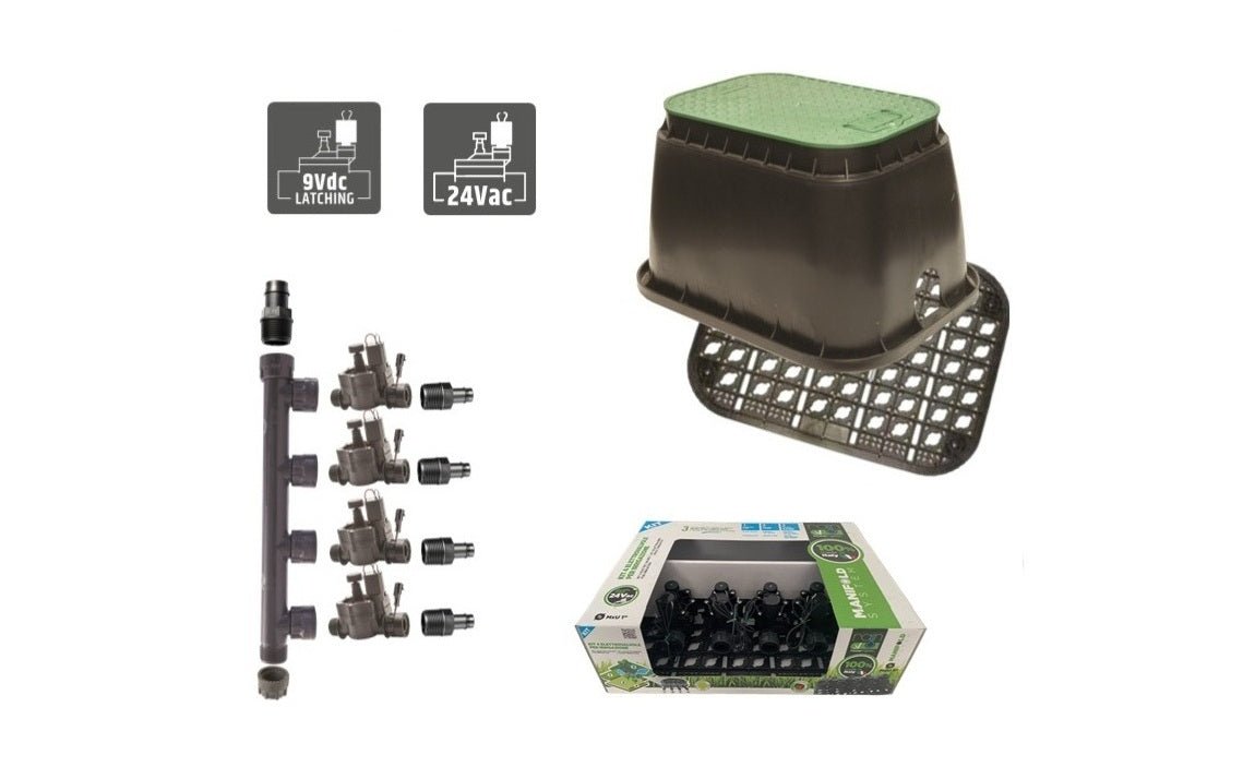 Valve Box Kits with Solenoid Valves - Irrigation Easy