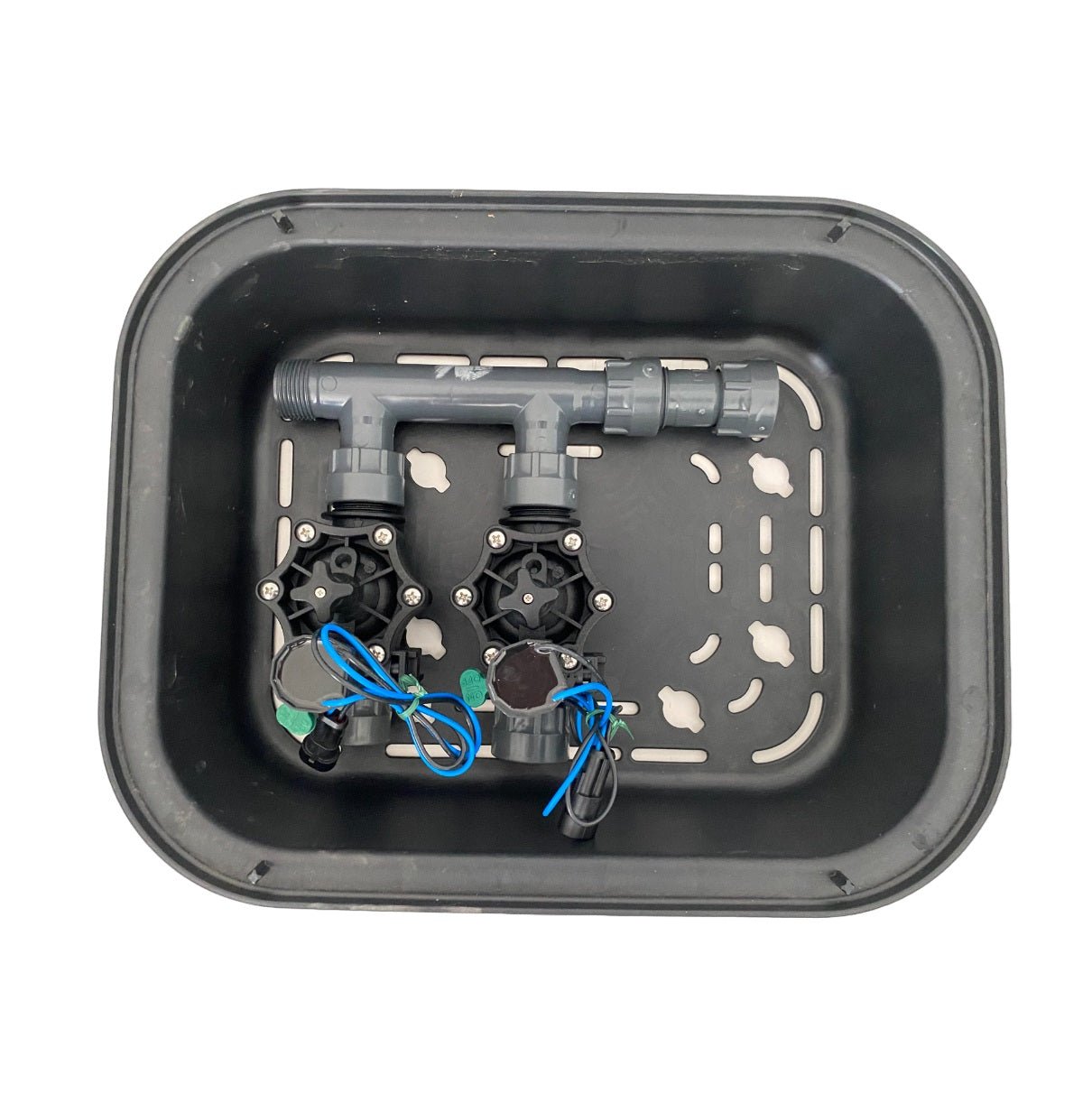 2 Zone Smart Valve Box Kit with Rain Amico Pro Controller - Irrigation Easy