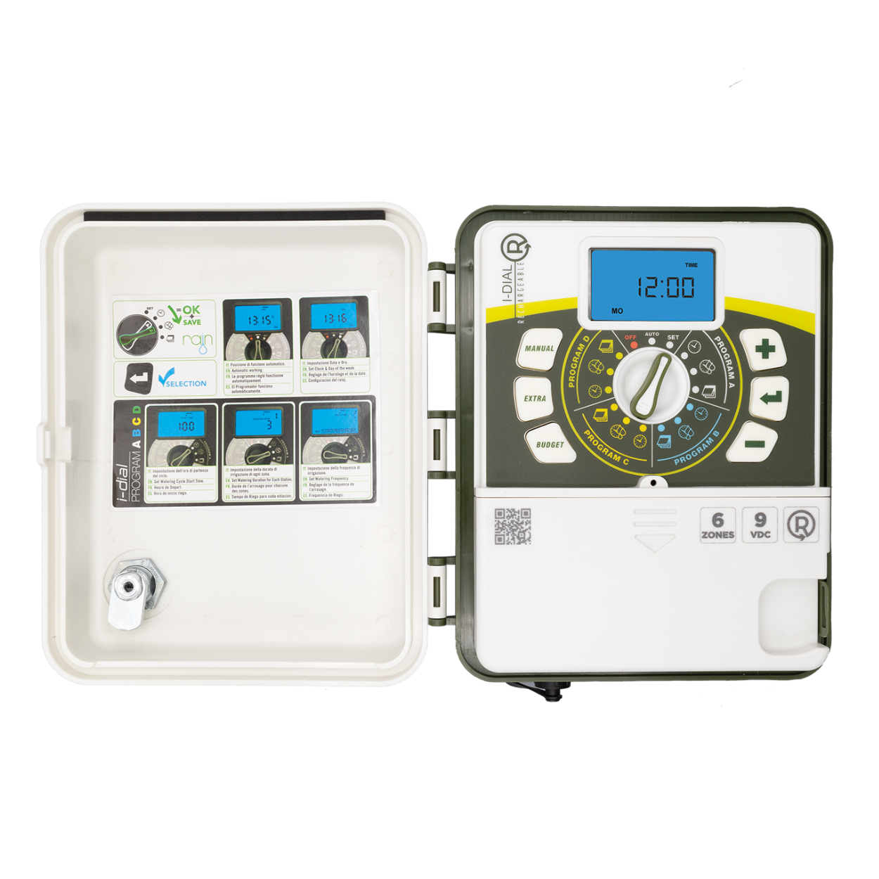 6 Zone Smart Valve Box Kit with Rain I-Dial R Controller