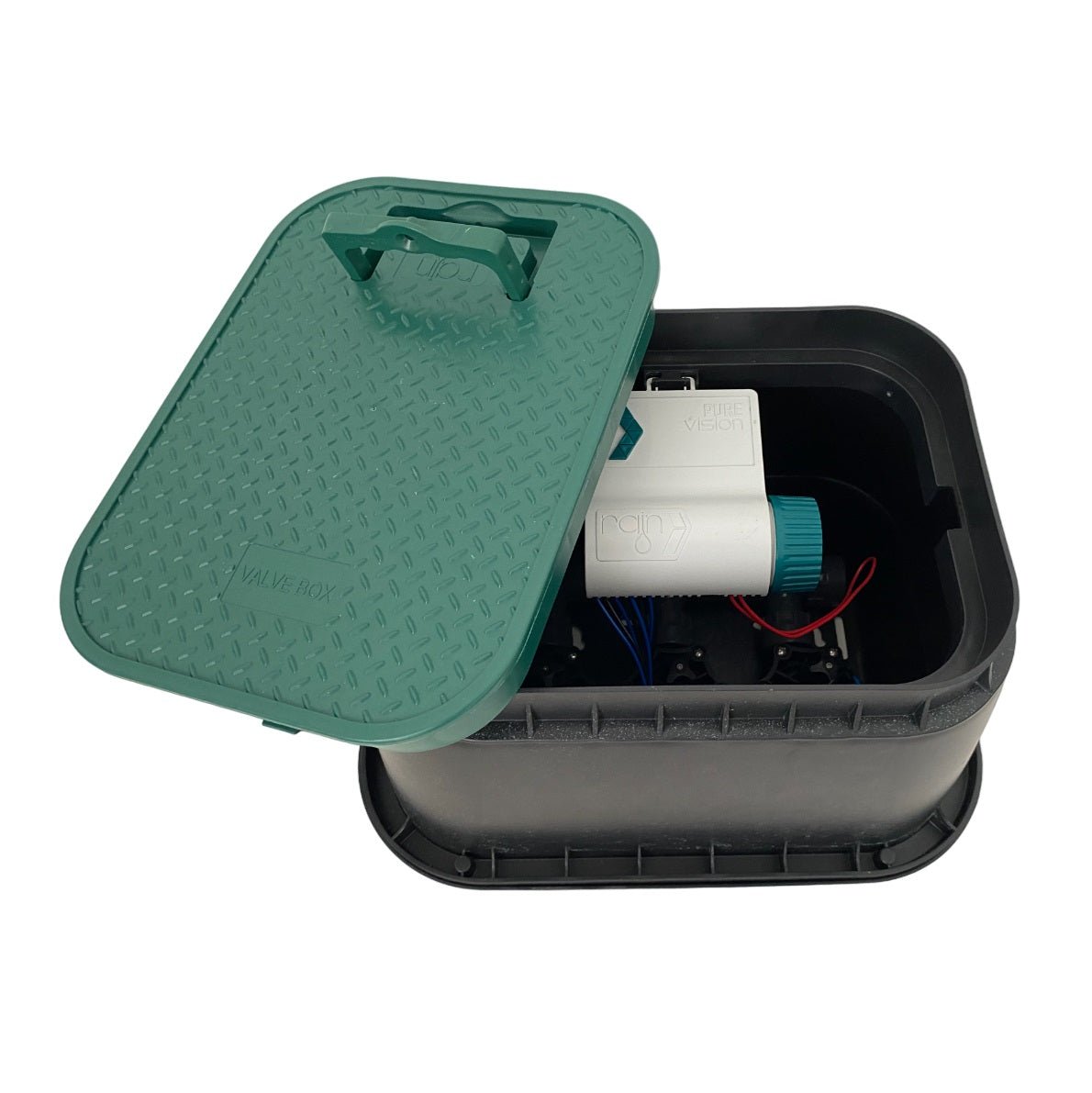 3 Zone Smart Valve Box Kit with Rain Pure Vision Bluetooth Controller - Irrigation Easy