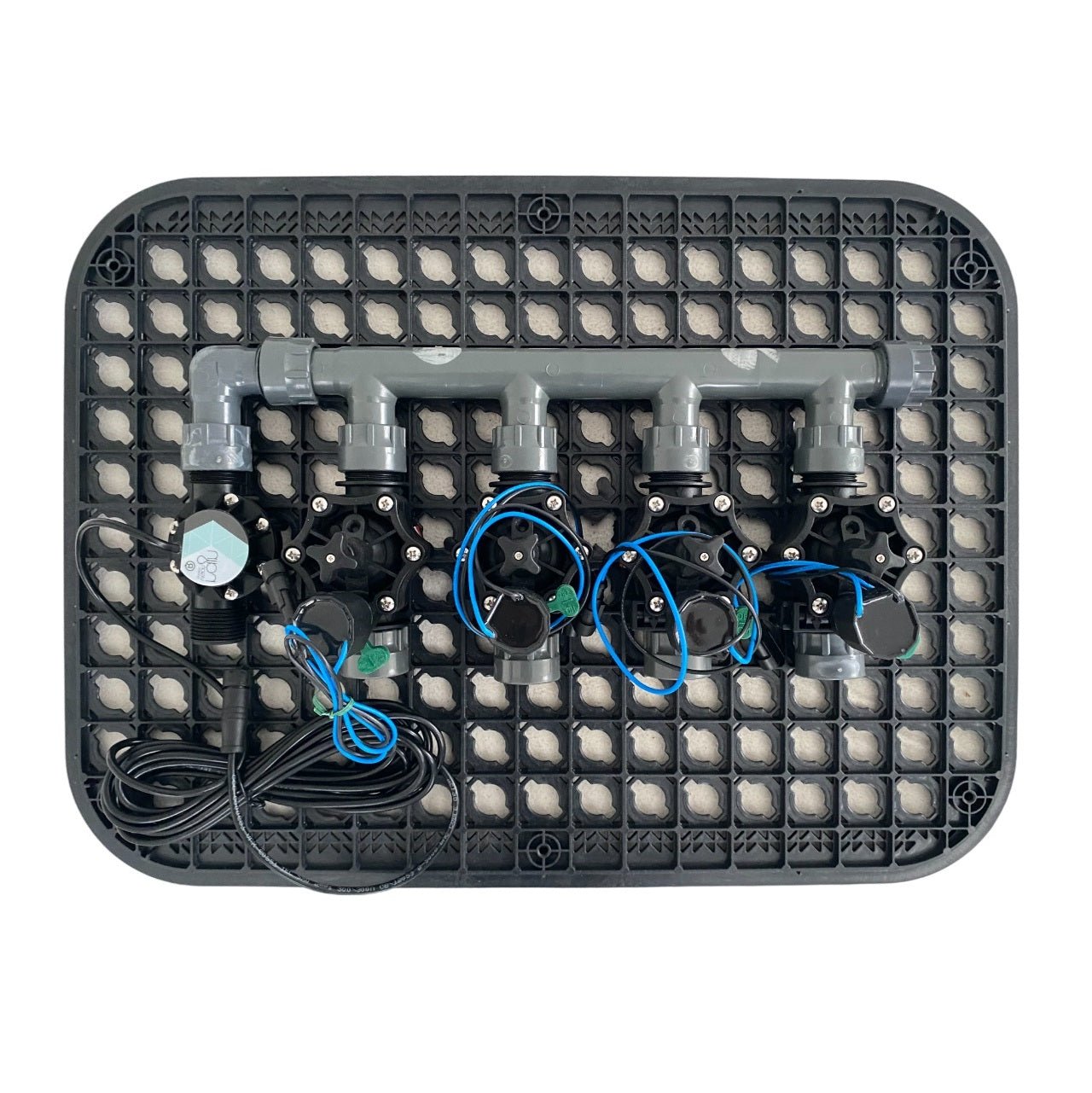 4 Zone Smart Valve Box Kit with Rain Pure Vision Bluetooth Controller - Irrigation Easy