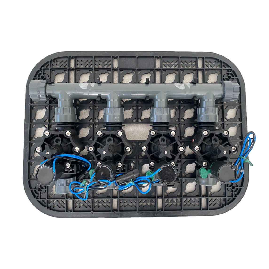 Rain 4 Zone Valve Box Kit - 9VDC Valves