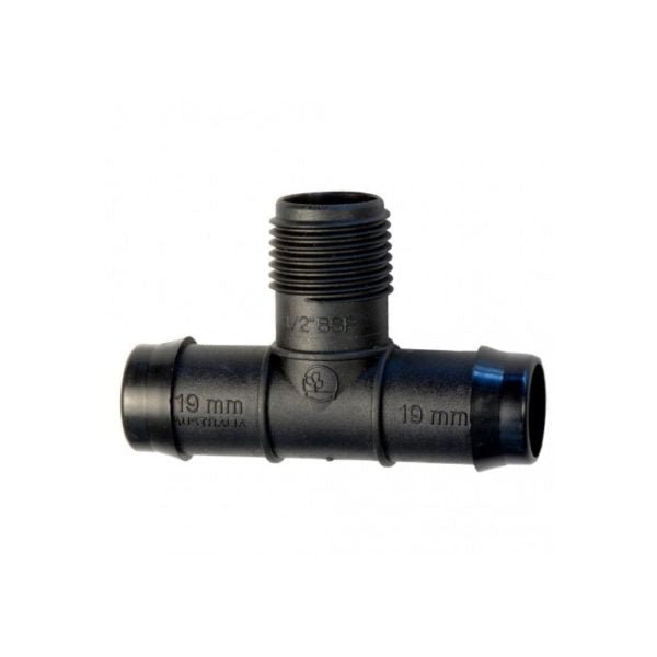 Lateral Male Threaded Barbed Tee - Irrigation Easy