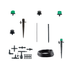 Micro shrubblers irrigation system planner kit with custom design accessories and tubing for garden irrigation