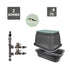Rain 2 Zone Irrigation Valve Box Kit - 9VDC Valves - Irrigation Easy