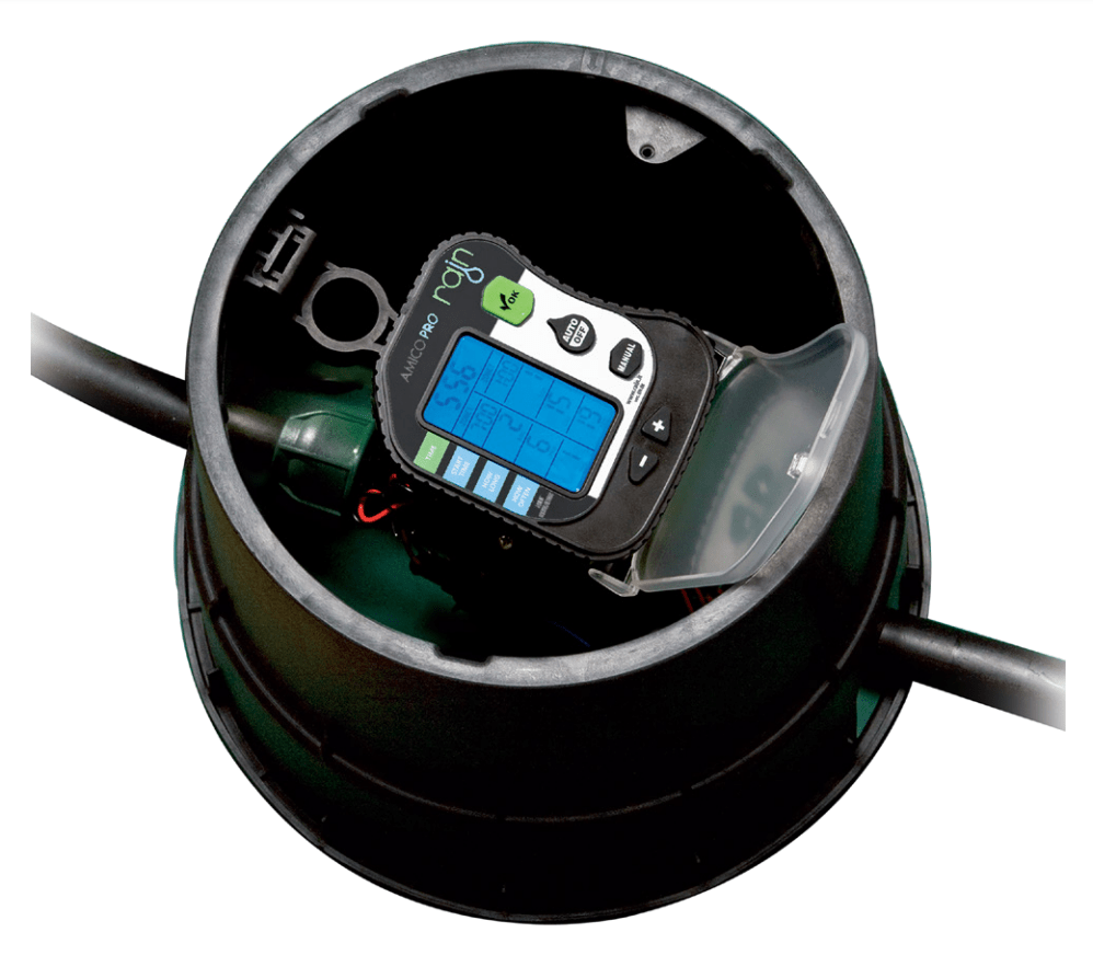 RAIN PZCM - 25 Round Valve Box ( 253mm Lid x 261mm Depth x 336mm Base ) - Irrigation Easy