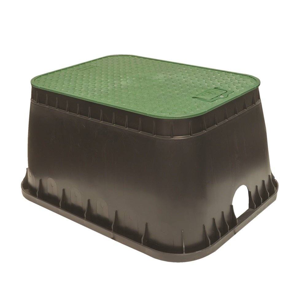 RAIN PZRM - 115 Jumbo Rectangular Valve Box ( 550mm Lid x 330mm Depth x 660mm Base ) - Irrigation Easy