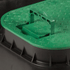 RAIN PZRM - 115 Jumbo Rectangular Valve Box ( 550mm Lid x 330mm Depth x 660mm Base ) - Irrigation Easy
