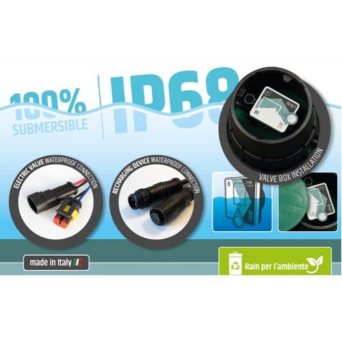 RAIN Pure Vision Bluetooth Battery Irrigation Controller (Wifi Ready) - Irrigation Easy